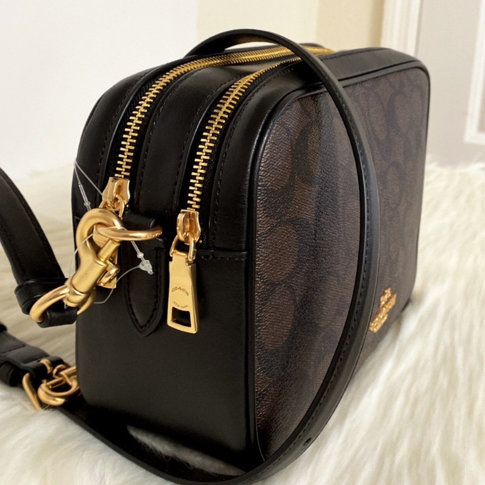 New💃Coach Jes CrossbodyBag In Signature Canvas - Picture 5 of 10
